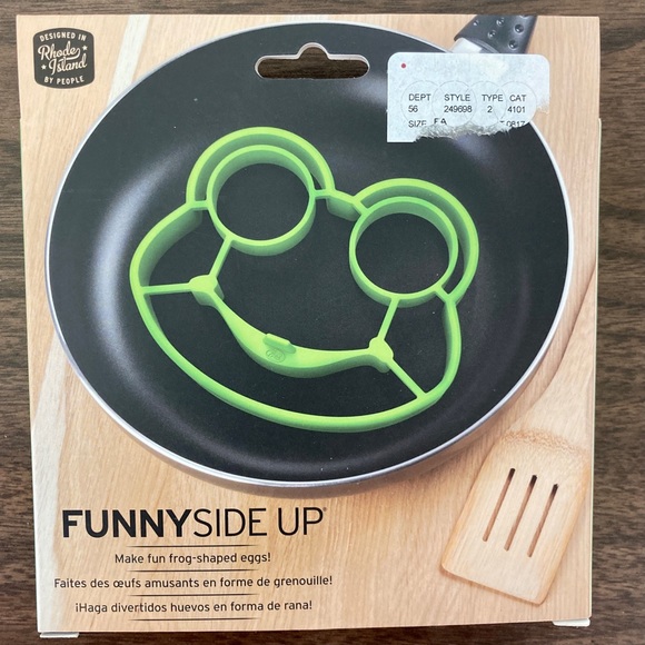 FunnySide Up egg frame into attractive egg art. - Picture 2 of 5